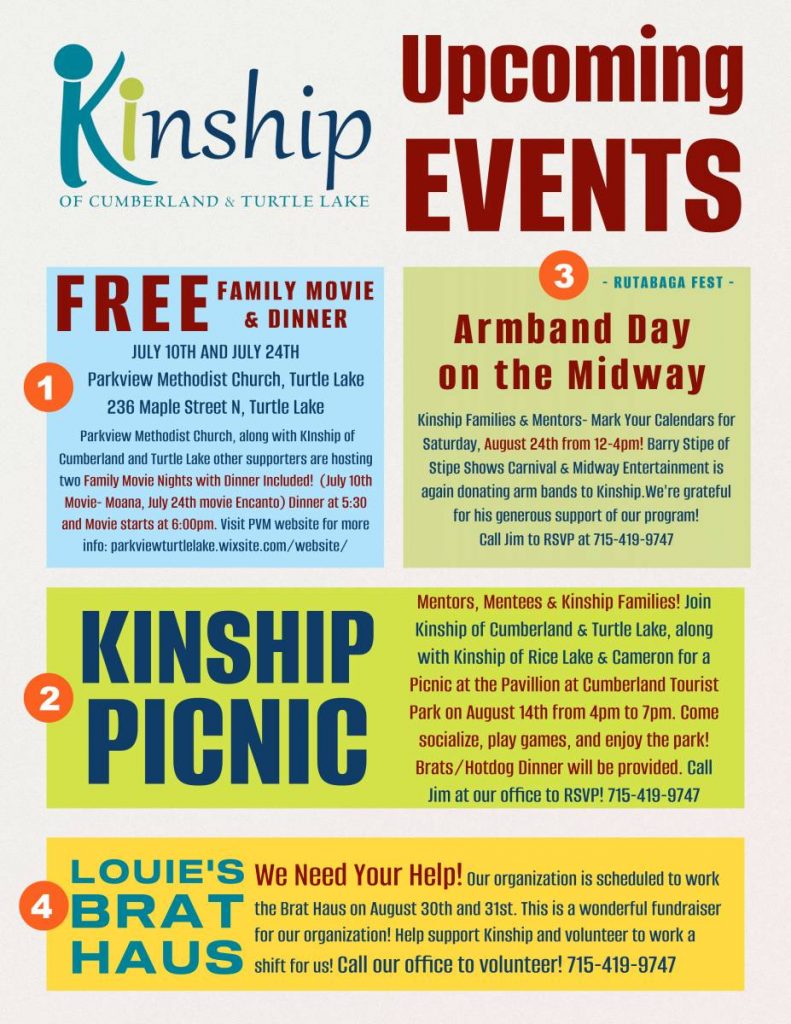 Kinship Upcoming Events